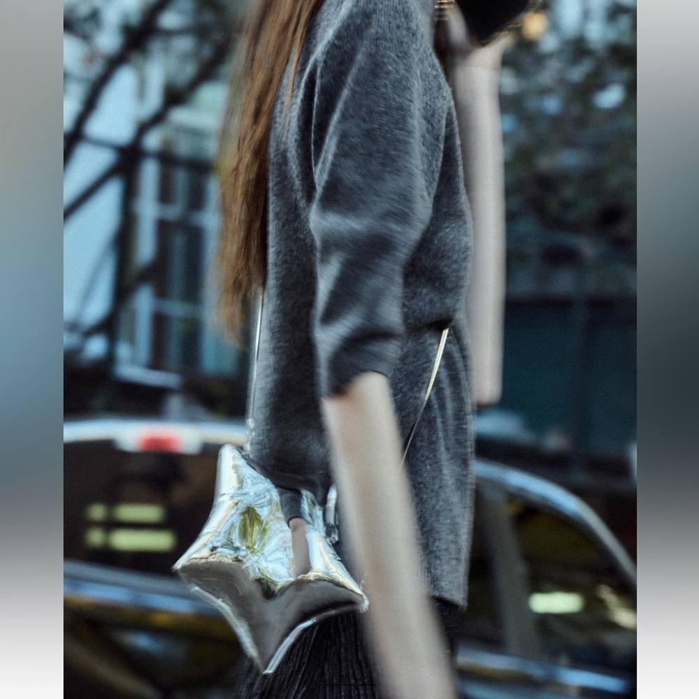 Zara Star Box Clutch